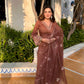 Deviya Singh Choudhary in Walnut Brown Chanderi Silk Suit Set